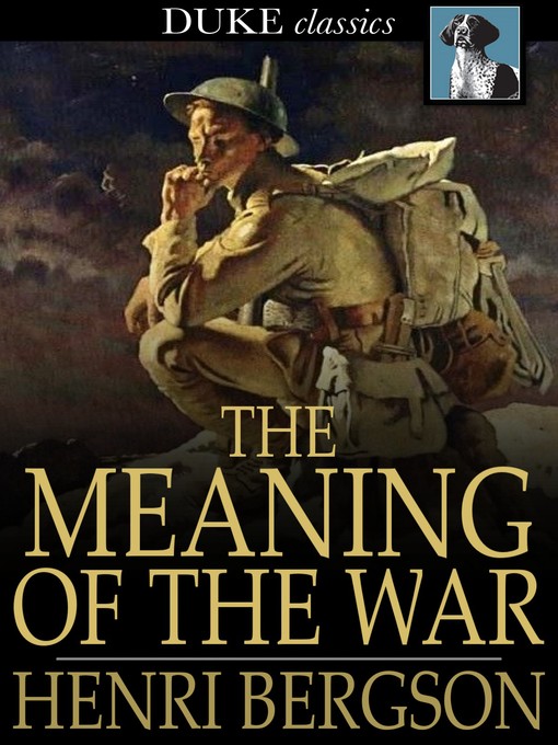 Cover of The Meaning of the War